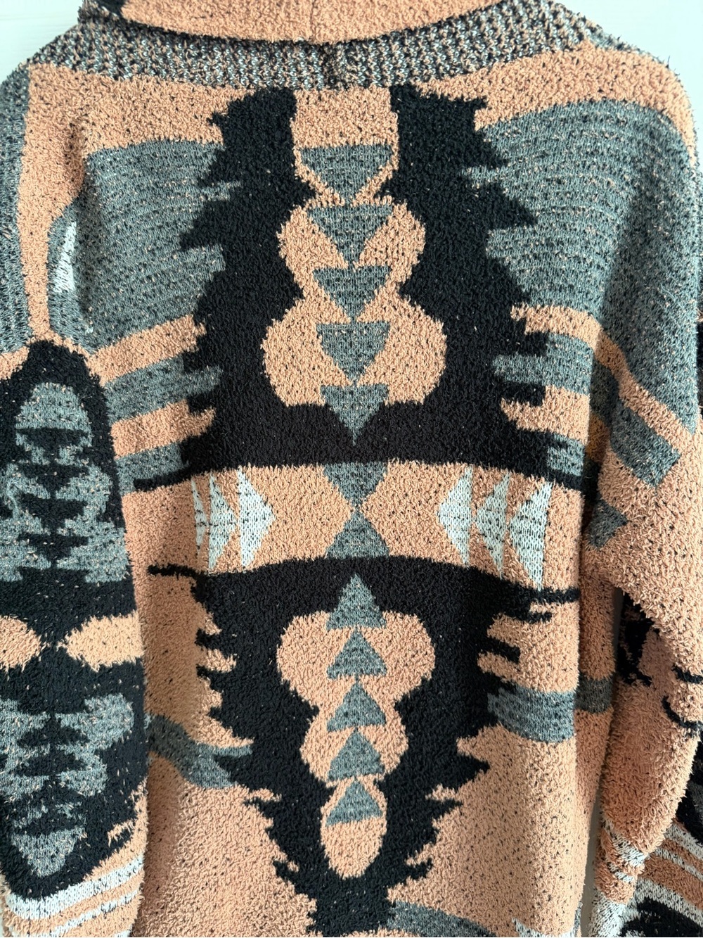 VICI Davi & Dani Southwestern Aztec Knit Button Cardigan Sweater Small - Picture 5 of 10